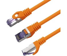 1attack.de Cat.7 tinklo kabelis, Cat7 Poe+ ethernet kabelis, tinklo / interneto / Dsl / modemo / maršrutizatoriaus / hub patch kabelis, Lan kabelis, neapdorotas kabelis, 10 Gb/s (sftp Pimf), rinkinys: patch kabelis su Rj 45 jungtimi, Cat.6a