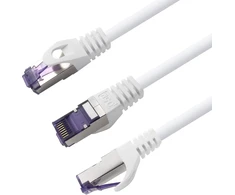 1attack.de Cat.7 tinklo kabelis, Cat7 Poe+ ethernet kabelis, tinklo / interneto / Dsl / modemo / maršrutizatoriaus / hub patch kabelis, Lan kabelis, neapdorotas kabelis, 10 Gb/s (sftp Pimf), rinkinys: patch kabelis su Rj 45 jungtimi, Cat.6a