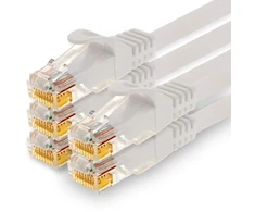1conn - 3.0m tinklo kabelis, ethernet, lan ir patch kabelis maksimaliam interneto greičiui ir jungia visus įrenginius su rj 45 lizdu baltas - 5 vnt.