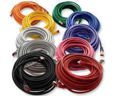 1m - 10 vnt. - cat6 ethernet lan kabelis rj45-10 spalvų - didelio greičio tinklo kabelis transliacijoms, žaidimams, televizoriui ir kompiuteriui - stabilus ir patvarus - puikiai tinka namų tinklui ir biurui