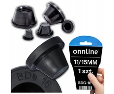 1x Guminis kabelio įtempiklis kabeliams 11-15mm juodas Onnline