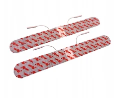 2 geliniai elektrodai Tens Ems 33x4cm Pin 2mm ilgio
