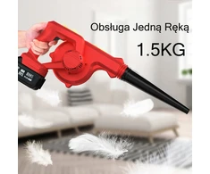 2 in 1 galingas elektrinis akumuliatorinis lapų ir sniego pūstuvas su dulkių siurbliu Hooha