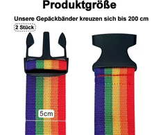 2 lagamino diržų rinkinys, lagamino diržas, ypač akį traukiantis lagamino diržas, patvarūs personalizuoti lagamino diržai, lagaminų uždarymas keliaujant, reguliuojamas, neslystantis kelioninis priedas