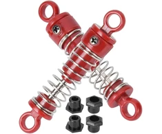 2 metalinių amortizatorių rinkinys, rc amortizatorių keitimo dalys su dangteliais, suderinamos su hs 18301 18302 18311 18312 1/18 rc automobiliu