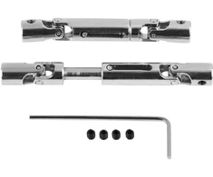 2 vienetų pavaros velenas Rc sunkvežimiui, metalinis pavaros velenas, skirtas Wpl 1/16 Rc mastelio karinio sunkvežimio atnaujinimui, pakaitiniai Rc priedai