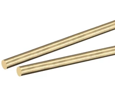 2 vnt. 6 mm žalvario apvalus strypas, 200 mm ilgio