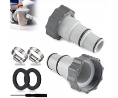 2 vnt. adapteriai jungtys reduktoriai baseino siurbliui 38 mm / 32 mm Intex