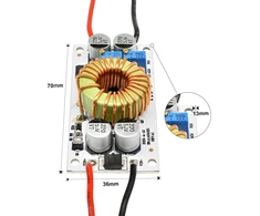 2 vnt. Dc-dc stiprintuvas, 250w, 10a, reguliuojamas maitinimo modulis