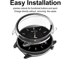 2 vnt. dėklas su ekrano apsauga Amazfit Gtr Mini