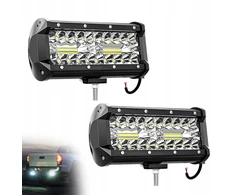 2 vnt. Led halogenas 240w prožektorius darbinis žibintas reflektorius 12v 24v galingas