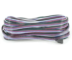 2 vnt./pakuotėje 5 m led rgbw juosta 5 kontaktų led prailginimo laidas led juostos jungties prailginimo jungties skirstytuvo laidas, skirtas 5 kontaktų rgbw 5050 3528 2835 led juostai