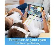 2 vnt. – patobulintas 9h grūdintas stiklas ir anti-mėlynas light (2 in 1) ekrano apsauga, skirta ipad 10.2 inch planšetiniam kompiuteriui 9/8/7, grūdinto stiklo ekrano apsauga su 9h kietumu, be burbuliukų, atspari įbrėžimams