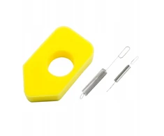 2 vnt. spyruoklių su 1 geltonu oro filtru iš kempinės, skirtų 691859 692211