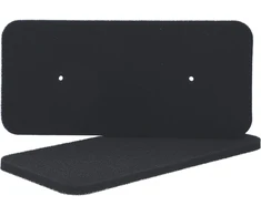 2 x džiovyklės filtras, suderinamas su candy hoover 40006731 | džiovyklės kempinės filtro kilimėlis 270 x 125 x 10 mm skirtas būgninėms džiovyklėms su šilumos siurbliu luth premium profi parts