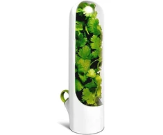 2 x fresh herb keeper, herb savour pod, vanilla keep fresh cup, fresh vegetable storage bottle skirtas laikyti kalendrą, mėtas, petražoles, smidrus, talpina daržoves