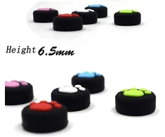 2 x rožinės silikoninės analoginės valdiklio svirties rankenėlės, skirtos Nintendo Switch Ns Controller Joy-con Thumbstick, mielos katės letenėlės