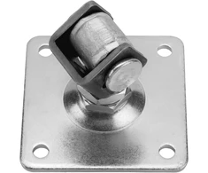 2 x So-tools® Vartų vyris su plokštele 120 x 120 mm M24 reguliuojamas vartų vyris suvirinimo juosta