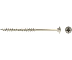 20 varžtų 6 x 100 mm su daliniu sriegiu 60 mm irox nikeliuotas plienas kryžminė galvutė pozidriv pzd plokšti varžtai skirti medžiui ir drožlių plokštei 6 x 100 drožlių plokštė
