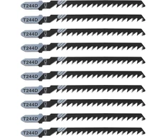 20 vnt. T244d T formos siaurapjūkio geležtės medienai, 100 mm, 6 Tpi