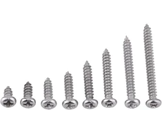 200 vnt. M3 304 nerūdijančio plieno Phillips galvutės sraigtai su įpjova M3x6mm/8mm/10mm/12mm/16mm/20mm/25mm/30mm