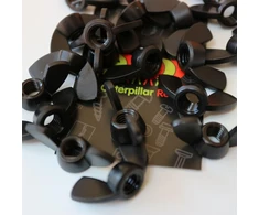 20x juodos akrilo m8 sparnuotosios veržlės plastikschrauben