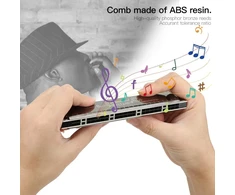 24 skylių tremolo armonikėlė, tremolo armonikėlė E tonacijoje, profesionalus tremolo arfos pučiamasis muzikos instrumentas pradedantiesiems vaikams (e mygtukas)