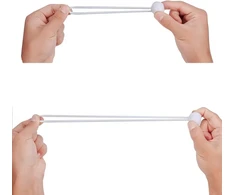 25 vienetų bungee virvių su kamuoliuku rinkinys, 15 cm, elastinė rišimo virvė, palapinės guma, guminis įtempiklis su kamuoliuko išplėtimo kilpomis reklamjuostėms, brezentams, pavėsinėms, reklaminiams stendams, palapinėms, juoda