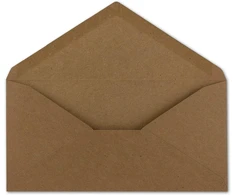 25 vokai din long kraft popierius rudos spalvos 22 x 11 cm 120 g/m² drėgnas lipnus pašto vokas be langelio idealiai tinka kalėdiniams atvirukams kvietimams iš jūsų glüxx-agent