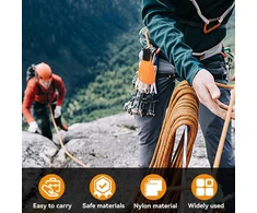 250 g virvės krepšys, lauko timpos paleidiklis, virvės metimo krepšys arboristams, laipiojimo smėlio maišas, arboristų virvės metimo krepšys, oranžinis laipiojimo virvės krepšys, profesionalus daugkartinio metimo krepšys speleologijai