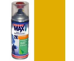 2k Akriliniai dažai + kietiklis ral 1032 geltonas pusiau blizgus purškiamas flakonas max 400 ml