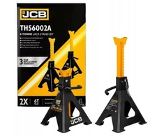 2x Automobiliniai atraminiai stovai 6t su fiksatoriumi Jcb