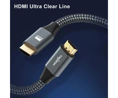 2x Hdmi 2.0 kabeliai 2m, 4k 60hz, pinti nailono