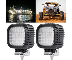 2x Led darbinis žibintas 12v 24v 48w halogeninis prožektorius traktoriaus žibintai