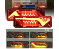 2x Led galinis kombinuotas žibintas priekabai, platformai, automobiliui