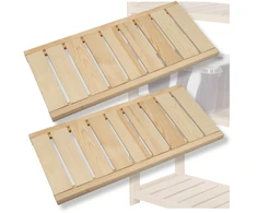 2x medinė lentyna lentynai Lsr 66,6x31,3 cm pušies lentyna ažūrinė eko