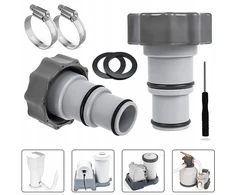 2x Redukcinė jungtis žarnoms siurbliams, žarnos baseinams, adapteris Intex 4000/1500