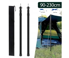 2x reguliuojami palapinės stulpai aliuminio lydinio strypai palapinei 90-230cm