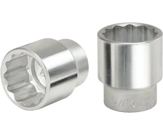 3/4" 12-kampė galvutė, trumpa, 42 mm