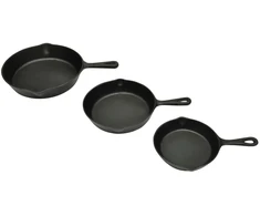 3 Ketaus Keptuvės Griliui, Steikams