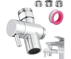 3 krypčių maišytuvo vožtuvas su adapteriais, G1/2, M22-24