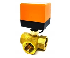 Ventiliatorius 3 krypčių solenoidinis vožtuvas 3/4" su 230v pavara