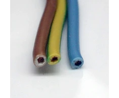 3 m kabelis Fawn H03vv-f 3 x 0.75 mm² Pvc izoliuotas žarnos kabelis 3g šviesos kabelis lempos kabelis maitinimo kabelis rudas