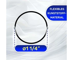 3 sifono sandariklių rinkinys, skersmuo 1 1/4 colio arba 32 mm, lankstus plastikas Monteral