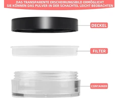 3 vnt. 10 ml mažų tepalo indelių rinkinys, kremo indeliai su dangteliu, plastikiniai, daugkartinio naudojimo kremo indelis, nepralaidus kosmetikos indelis, kremui, kosmetikai, kelionėms (baltas, juodas, rožinis)