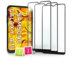 3 vnt. Grūdintas stiklas, skirtas Galaxy M51 / A71 / A80 / Note 10 Lite (pilnas, 9h)