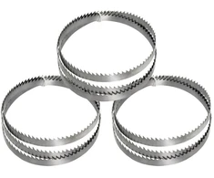 3 vnt. Juostinio pjūklo ašmenys 2240x13x0.5 mm, 6 Tpi