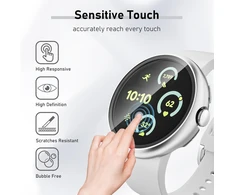 3 vnt. Pixel Watch 3/2/1 dėklas su ekrano apsauga 41/45mm