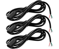 3 vnt. Usb-c jungties laidas su atvirais galais, 100 cm, 5v 3a