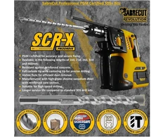 3 x Sabrecut Sdsc55_3 5.5mm x 260mm Pgm patvirtinti Sds Plus grąžtai akmeniui betonui plytoms
